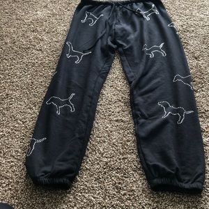 Pink light weight sweatpants